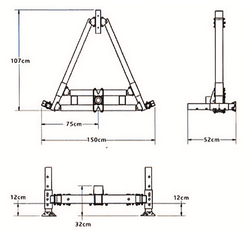 ABTECH SAFETY COUNTERWEIGHT DAVIT KIT - 30073KIT - Image 5