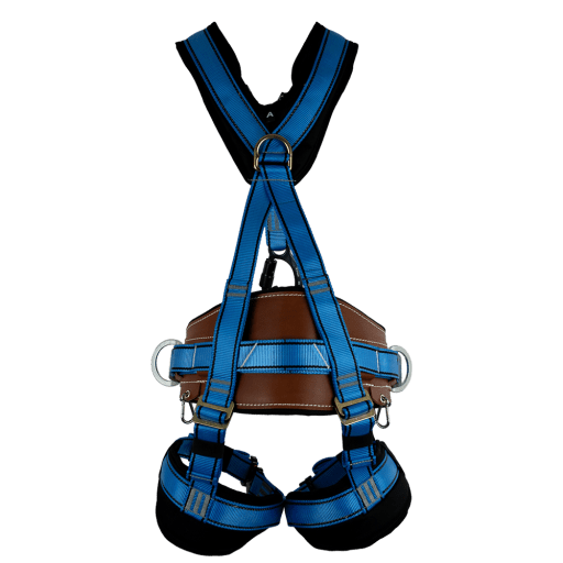 ABTECH SAFETY STL TECH SIROCCO Work Positioning Harness, Leather Belt Harness - UH238LB